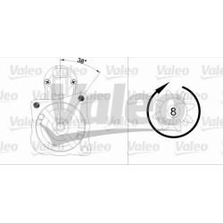 Starteris VALEO 455582
