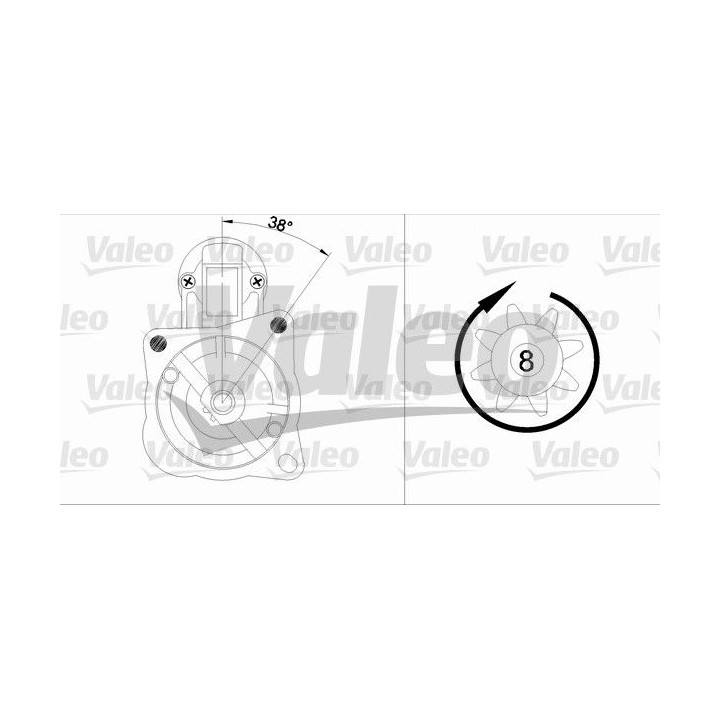 Starteris VALEO 455582
