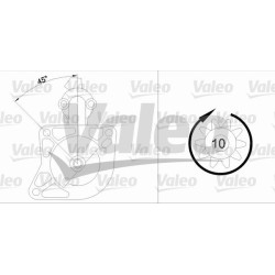 Starteris VALEO 455605