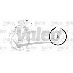 Starteris VALEO 455606