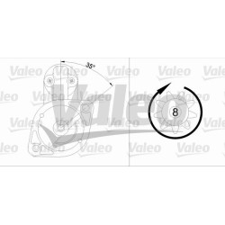 Starteris VALEO 455607