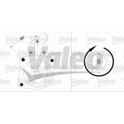 Starteris VALEO 455626