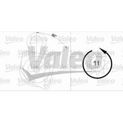 Starteris VALEO 455678