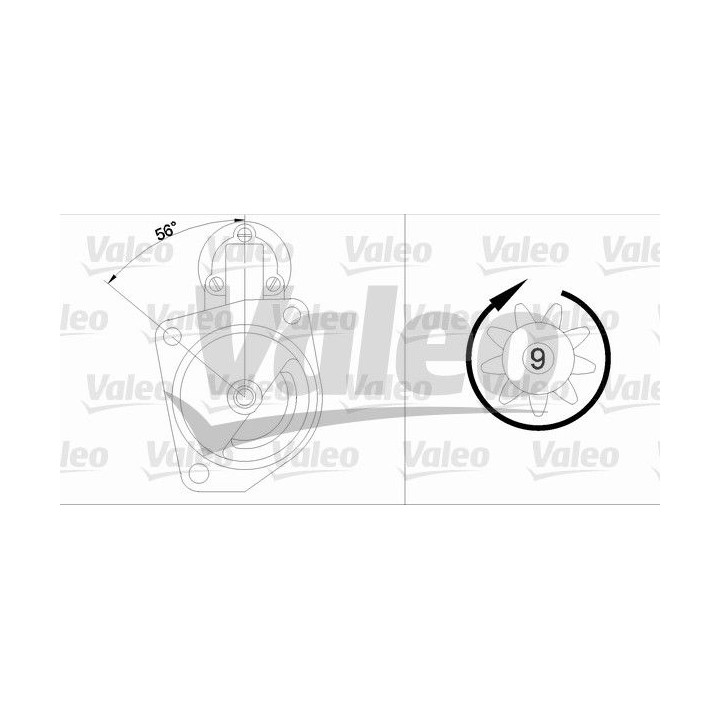 Starteris VALEO 455685