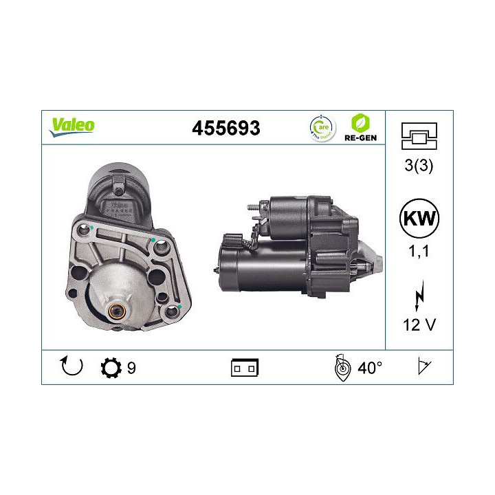 Starteris VALEO 455693