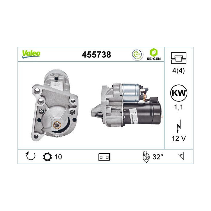 Starteris VALEO 455738