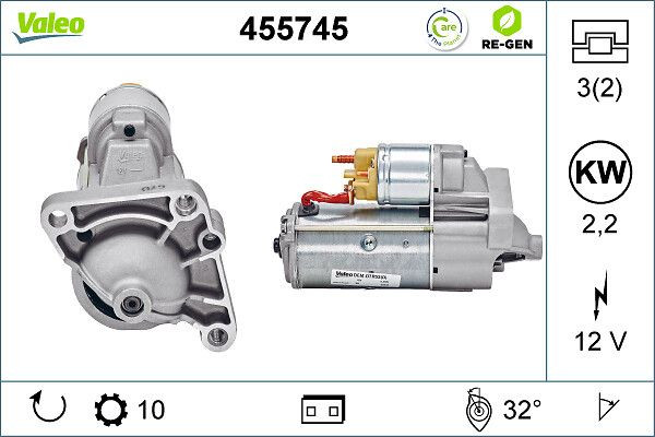 Starteris VALEO 455745