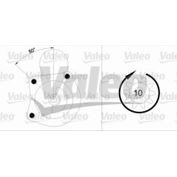Starteris VALEO 455746