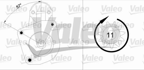 Starteris VALEO 455872