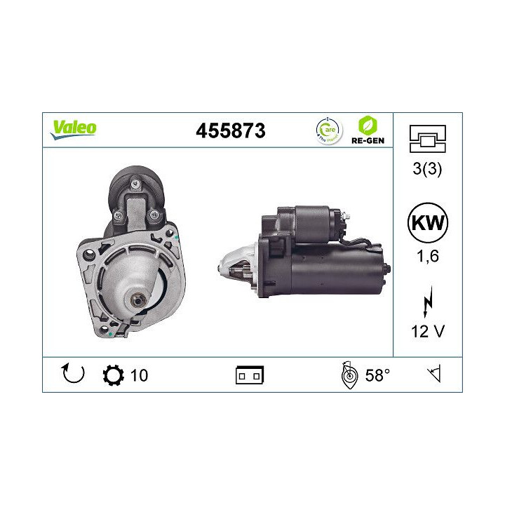 Starteris VALEO 455873
