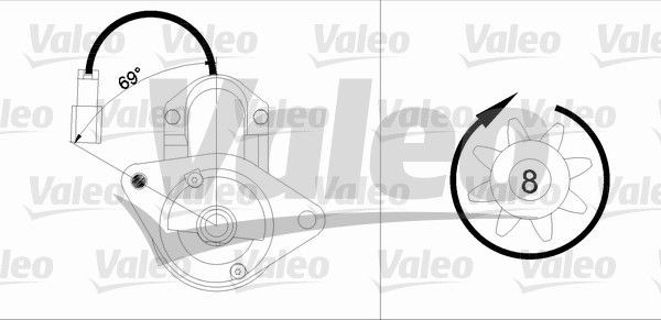 Starteris VALEO 455884