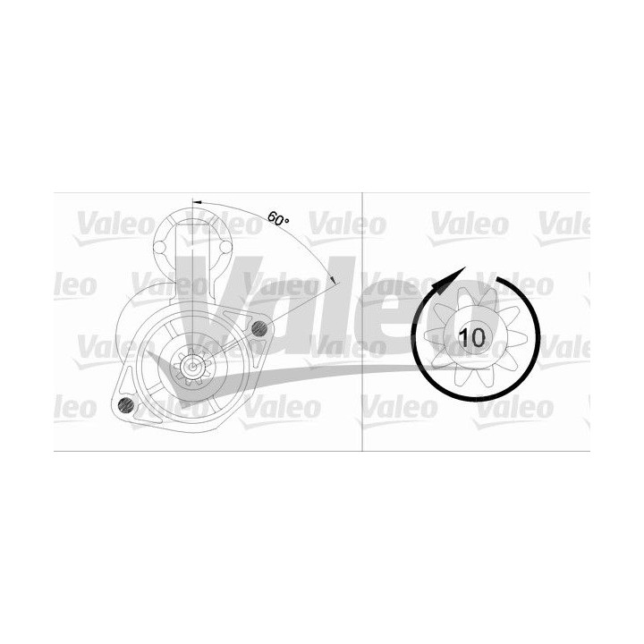 Starteris VALEO 455905