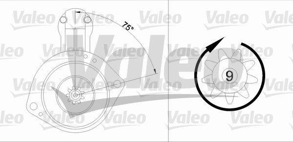 Starteris VALEO 455914