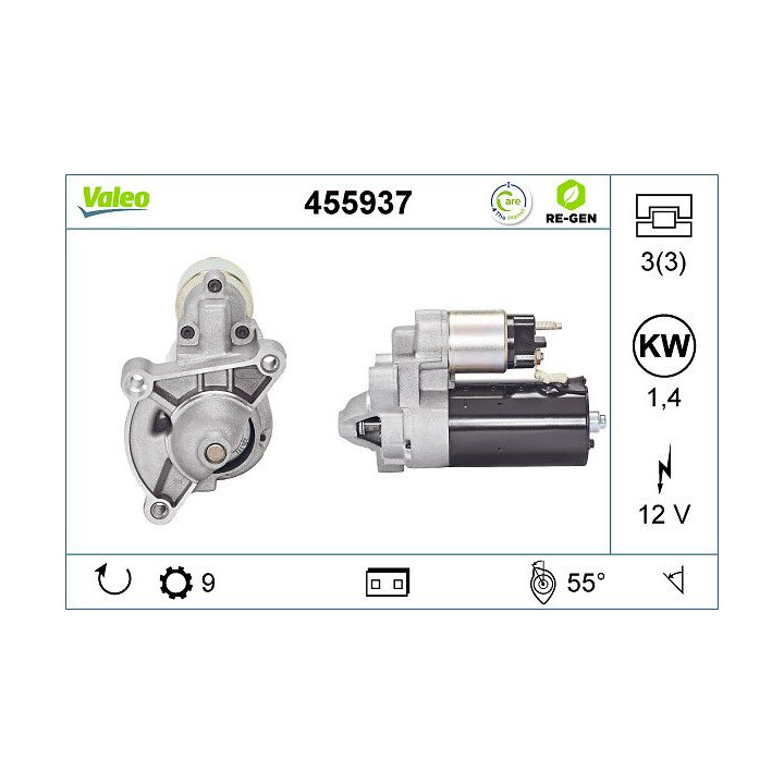 Starteris VALEO 455937