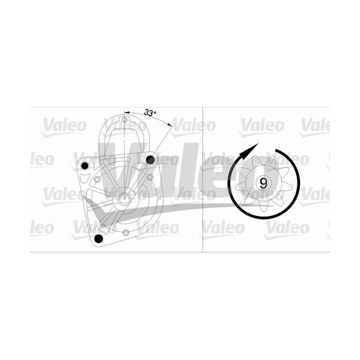 Starteris VALEO 455958