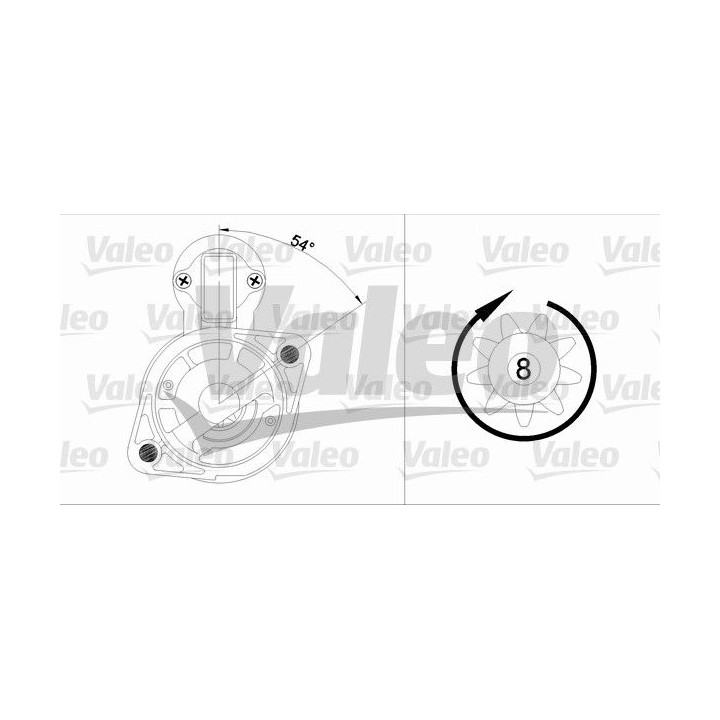 Starteris VALEO 455963