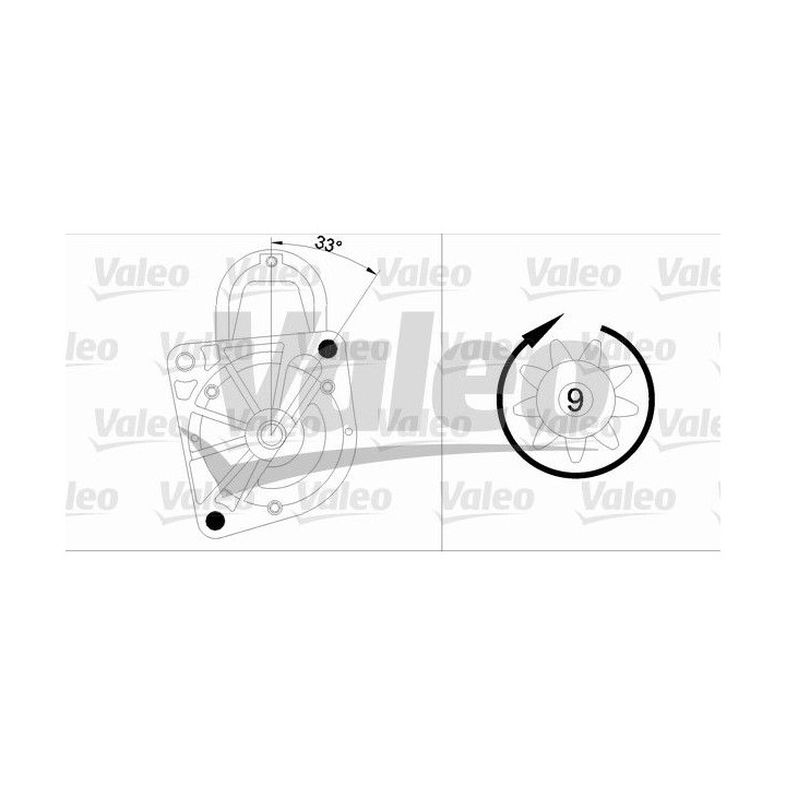Starteris VALEO 458163