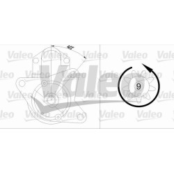 Starteris VALEO 458168