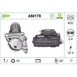 Starteris VALEO 458178