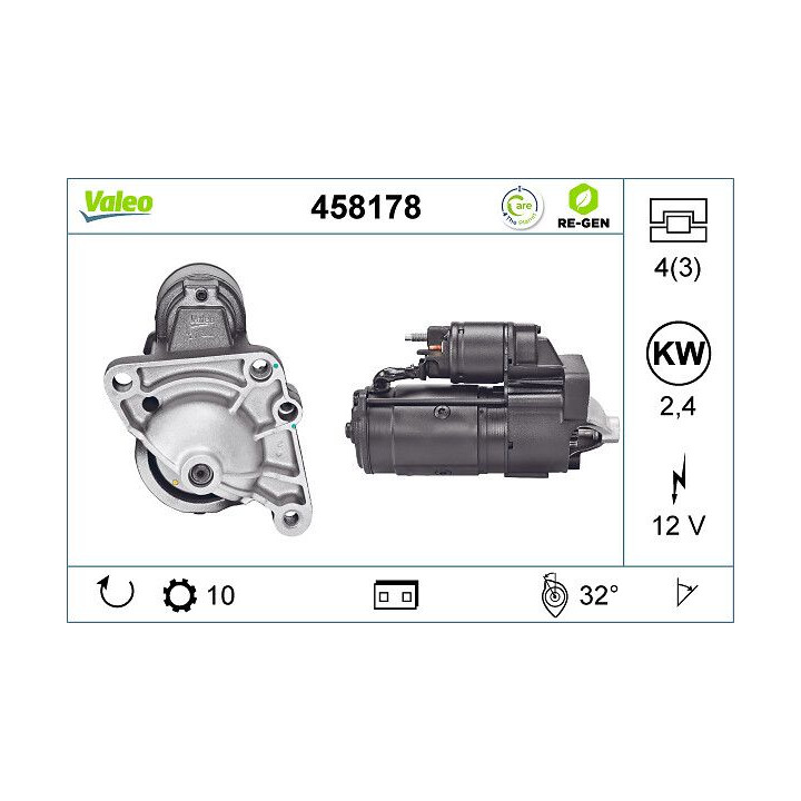 Starteris VALEO 458178