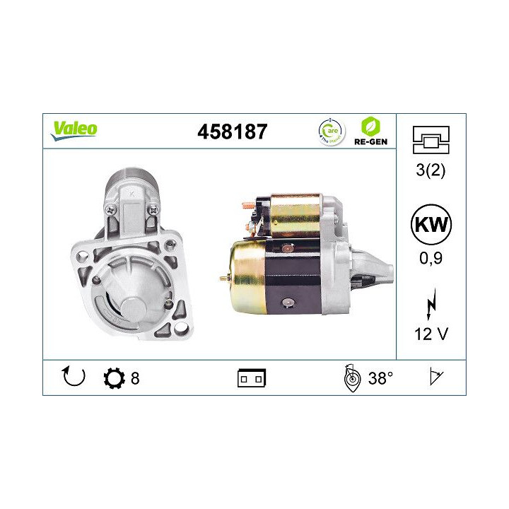 Starteris VALEO 458187