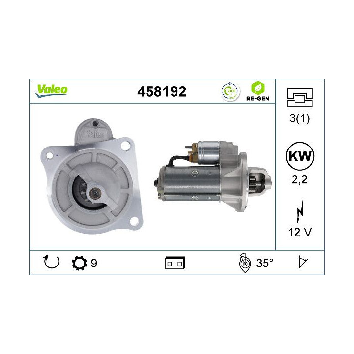 Starteris VALEO 458192