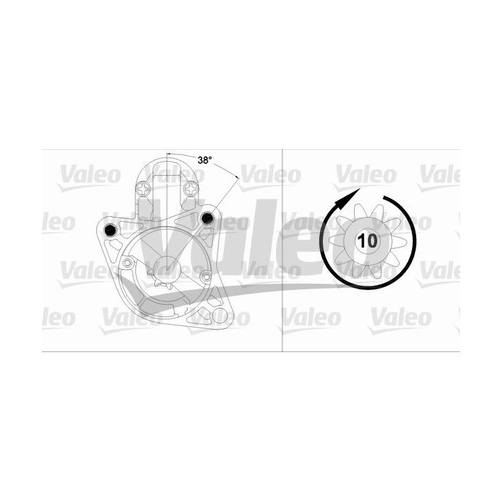 Starteris VALEO 458207