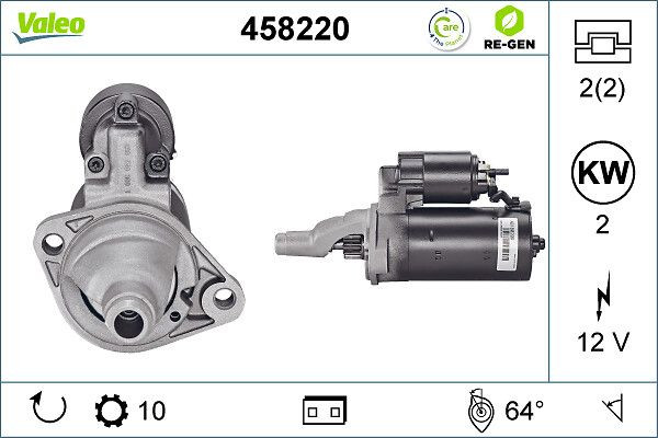 Starteris VALEO 458220