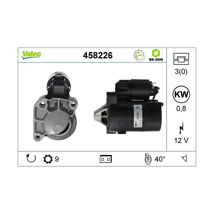 Starteris VALEO 458226