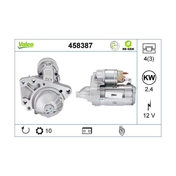 Starteris VALEO 458387
