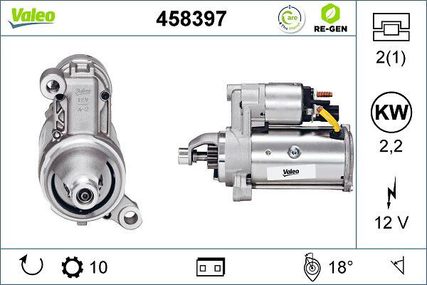 Starteris VALEO 458397
