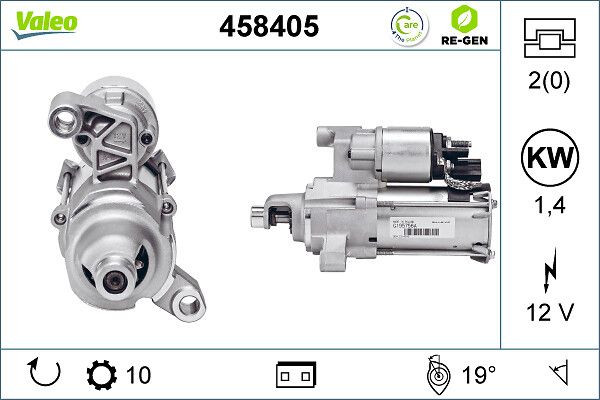 Starteris VALEO 458405