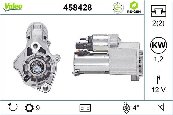 Starteris VALEO 458428