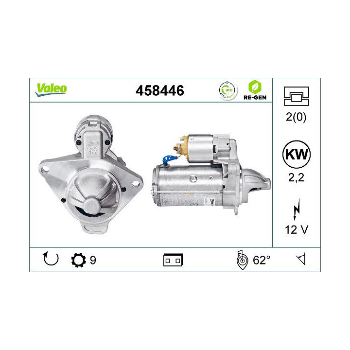 Starteris VALEO 458446
