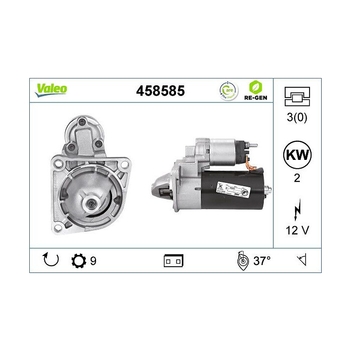 Starteris VALEO 458585