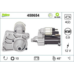 Starteris VALEO 458654