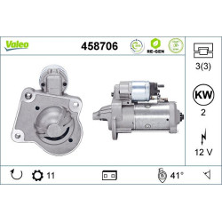Starteris VALEO 458706