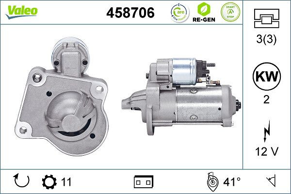 Starteris VALEO 458706