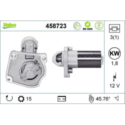 Starteris VALEO 458723