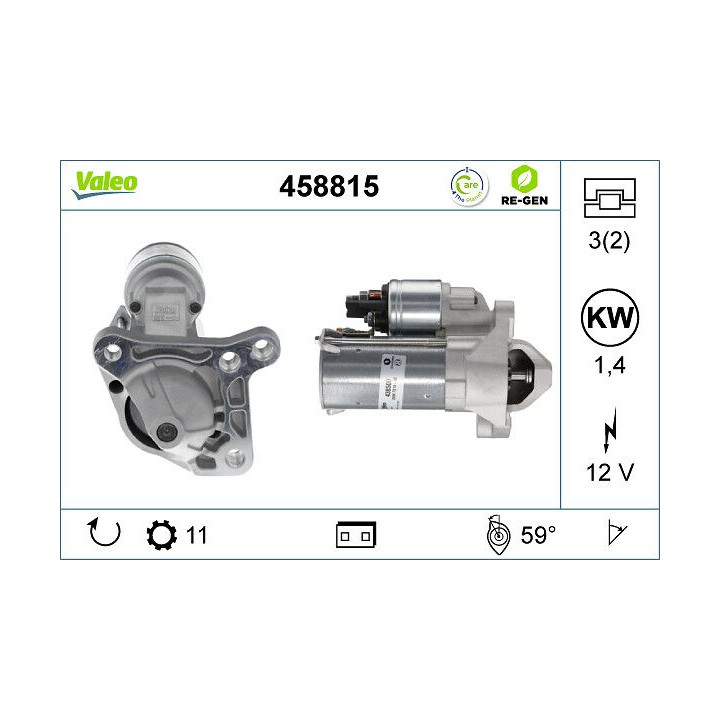 Starteris VALEO 458815