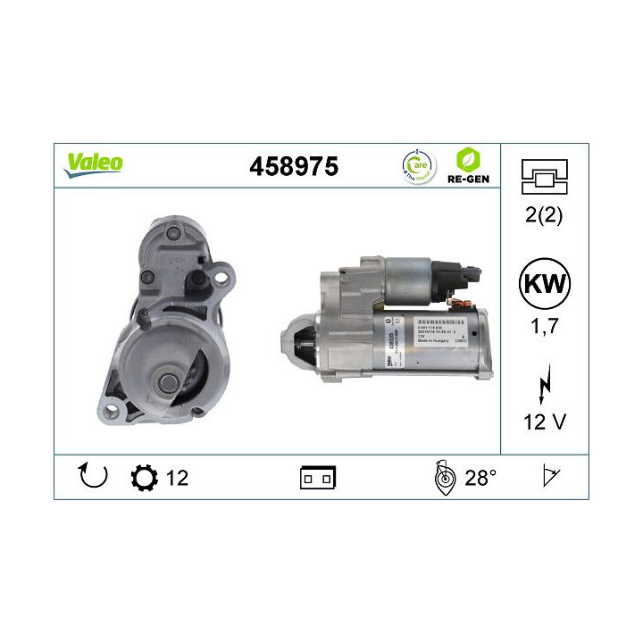 Starteris VALEO 458975