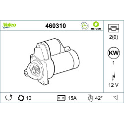 Starteris VALEO 460310