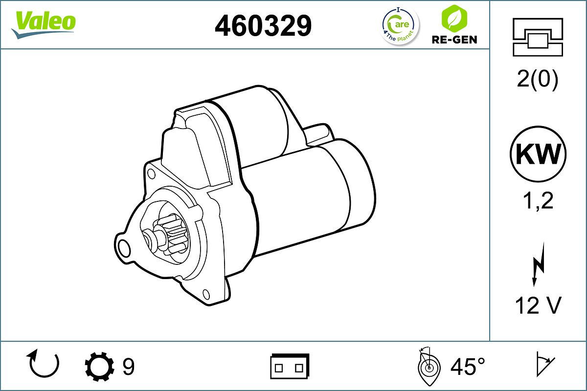 Starteris VALEO 460329