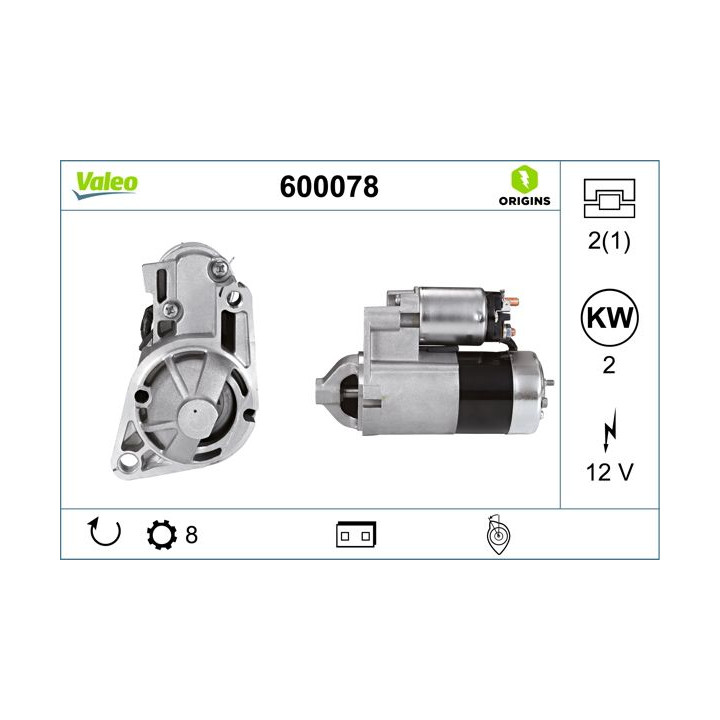 Starteris VALEO 600078