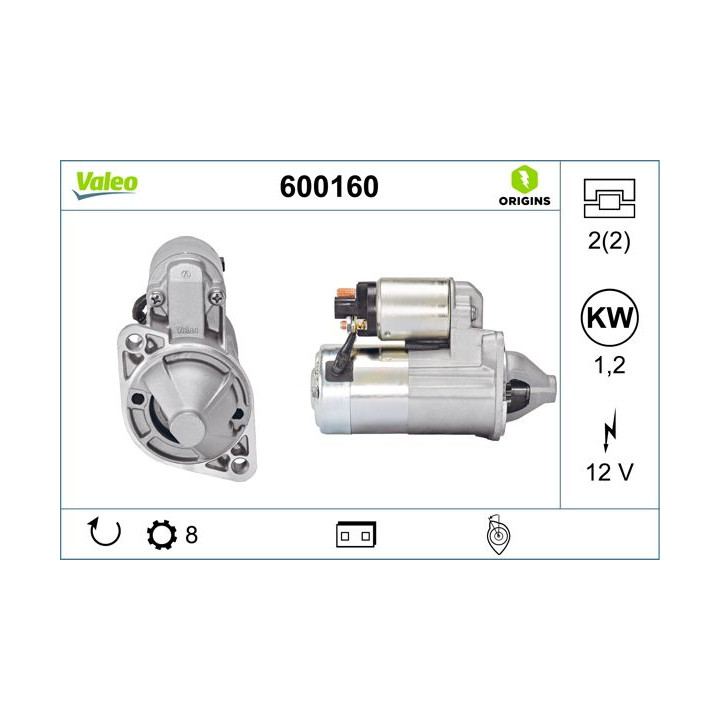 Starteris VALEO 600160