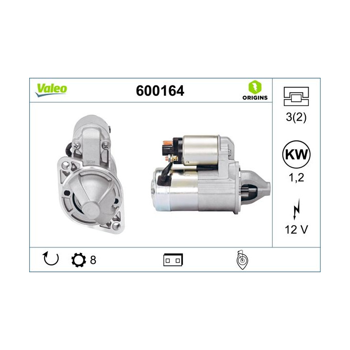 Starteris VALEO 600164