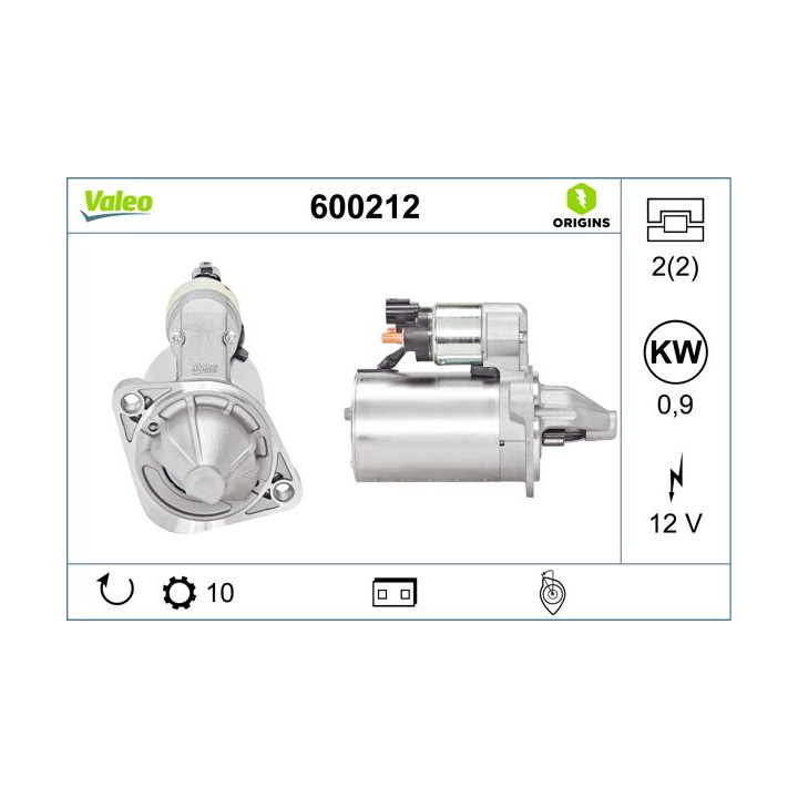 Starteris VALEO 600212