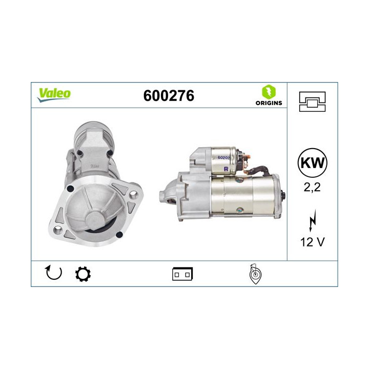 Starteris VALEO 600276