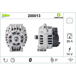 Kintamosios srovės generatorius VALEO 200013