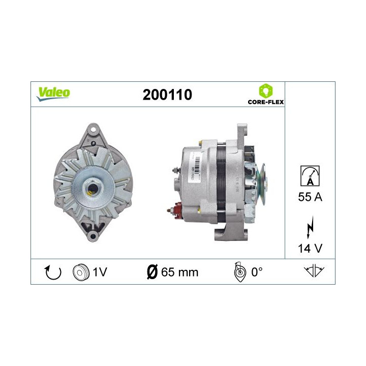 Kintamosios srovės generatorius VALEO 200110